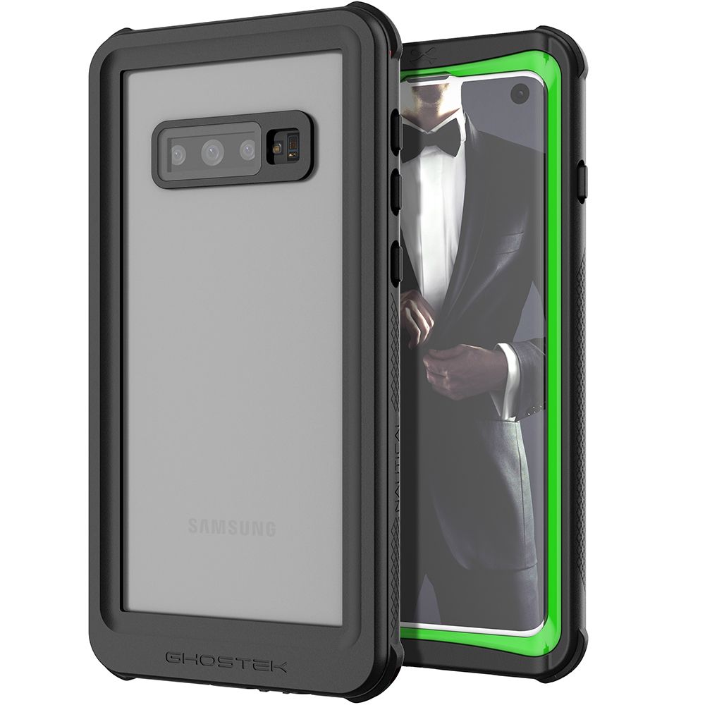 Galaxy S10 Rugged Waterproof Case | Nautical 2 Series [Green]