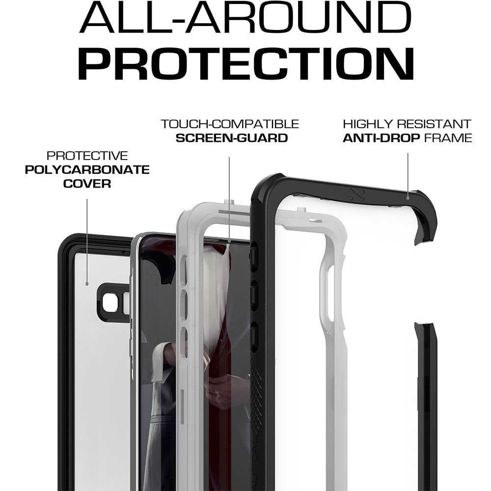 Galaxy S10e Rugged Waterproof Case | Nautical 2 Series [White]