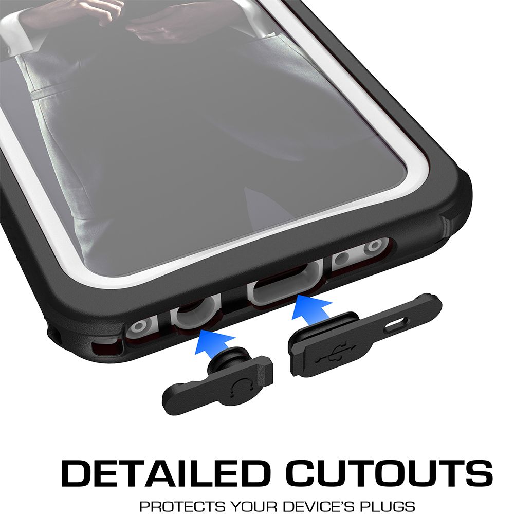 Galaxy S10e Rugged Waterproof Case | Nautical 2 Series [White]