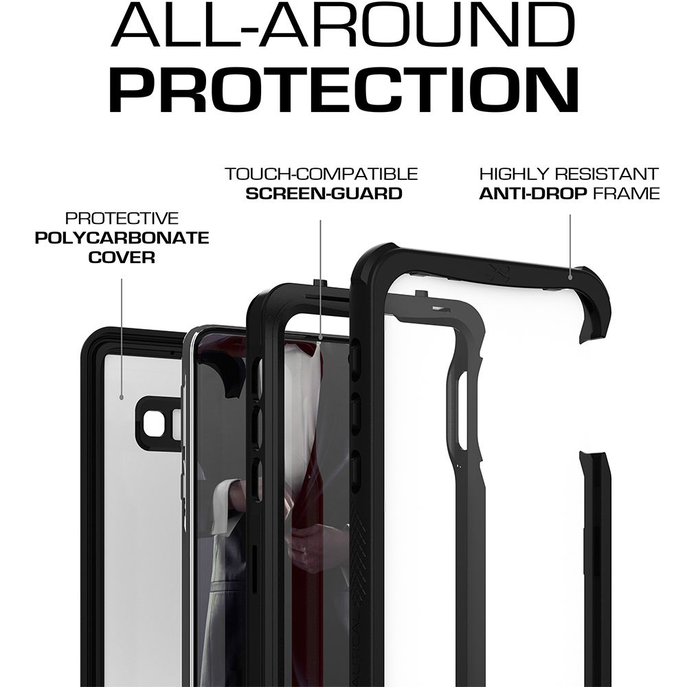 Galaxy S10e Rugged Waterproof Case | Nautical 2 Series [Black]