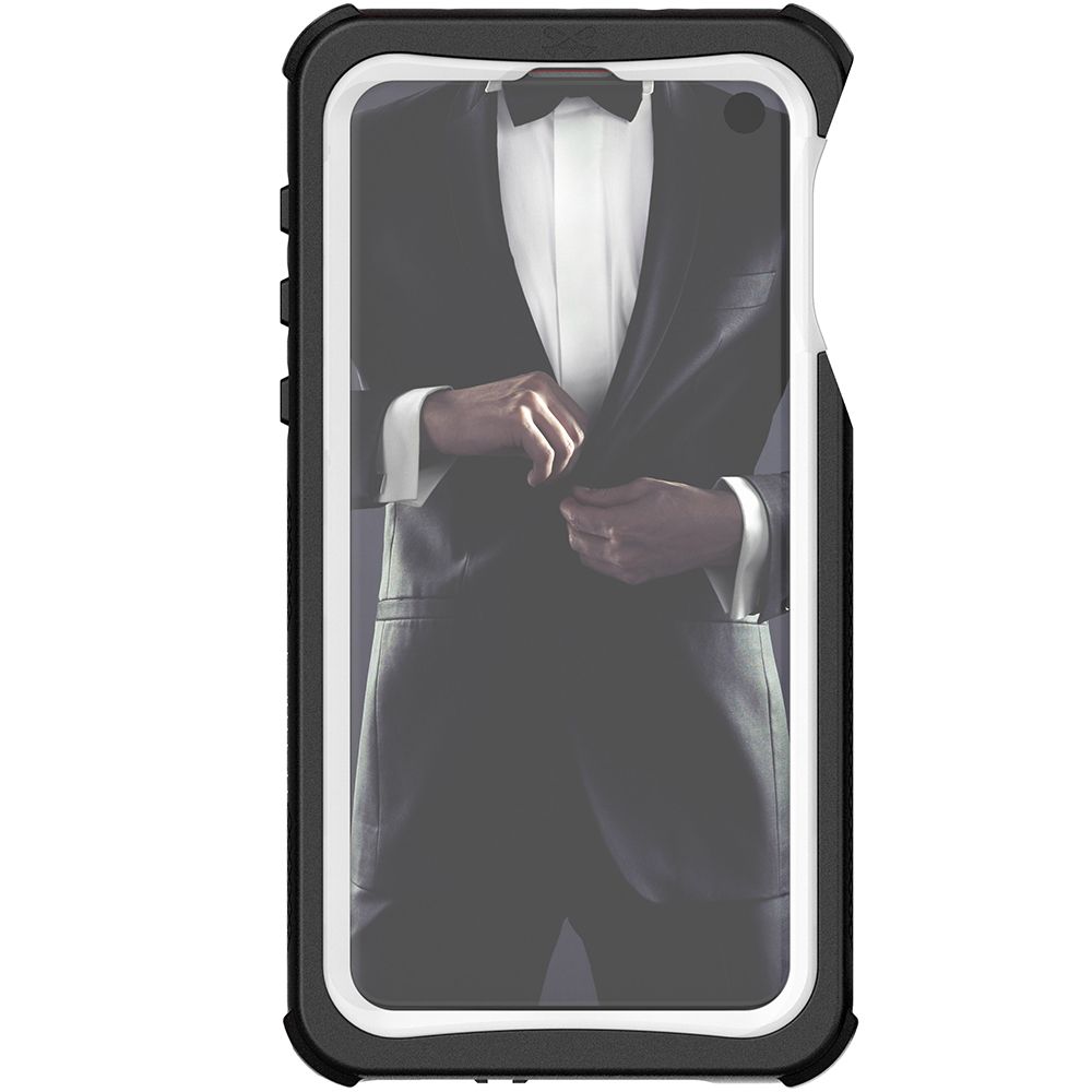 Galaxy S10e Rugged Waterproof Case | Nautical 2 Series [White]