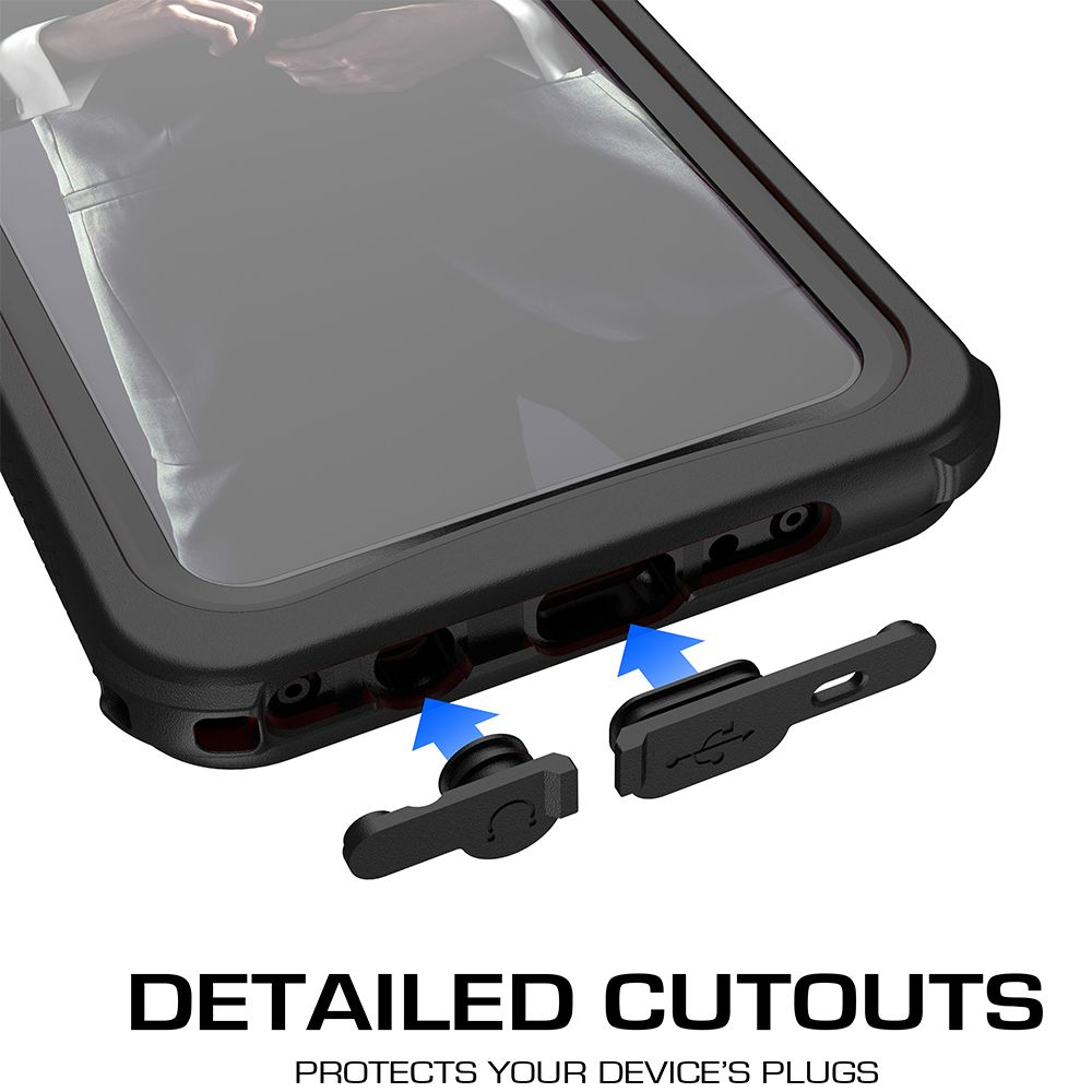 Galaxy S10e Rugged Waterproof Case | Nautical 2 Series [Black]