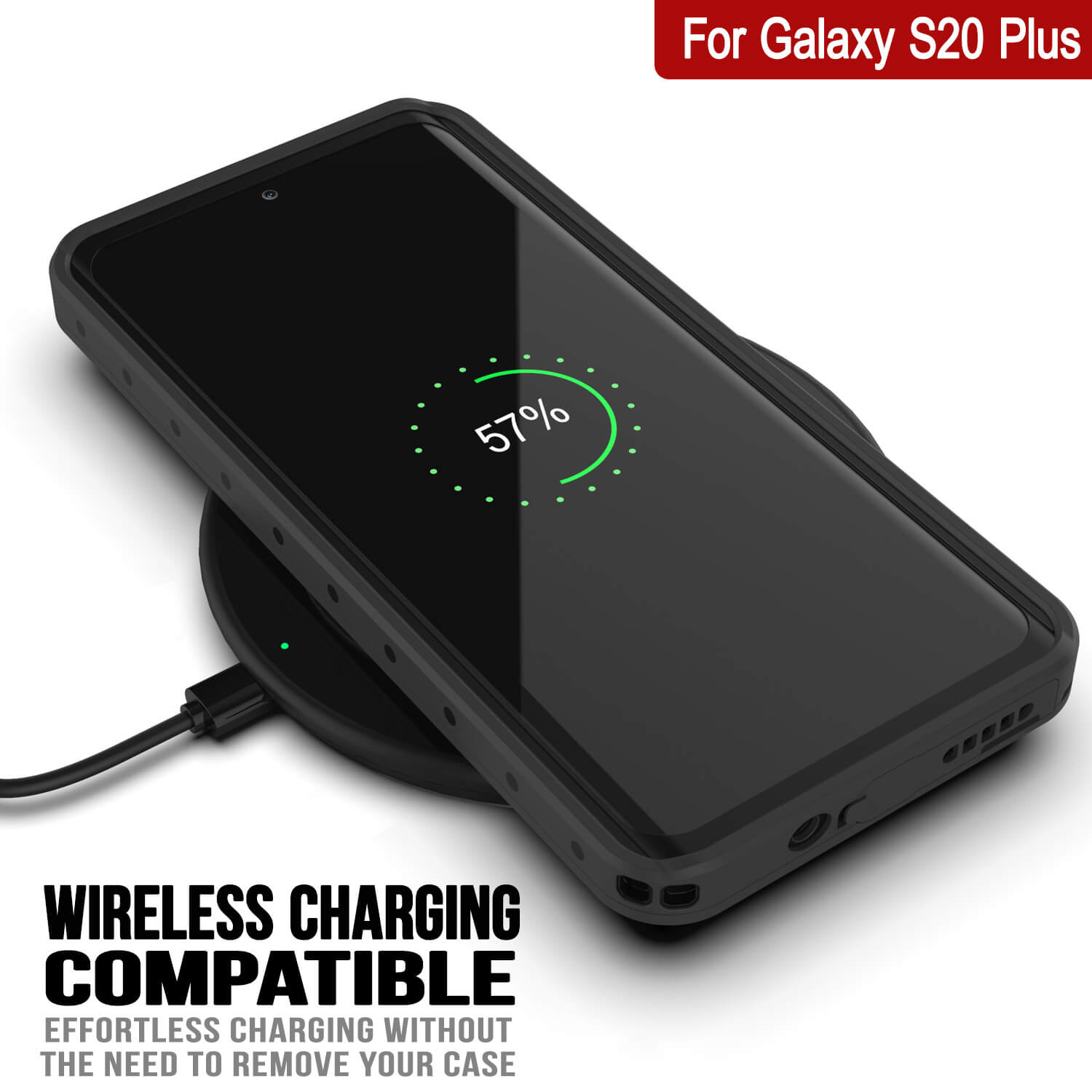 Galaxy S20+ Plus Waterproof Case PunkCase StudStar Clear Thin 6.6ft Underwater IP68 Shock/Snow Proof