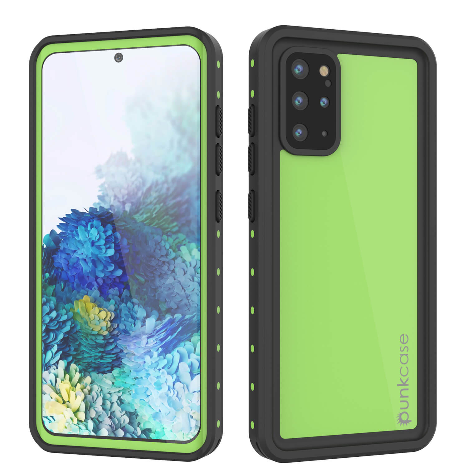Galaxy S20+ Plus Waterproof Case PunkCase StudStar Light Green Thin 6.6ft Underwater IP68 ShockProof