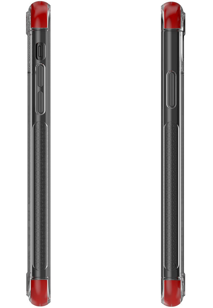 Ghostek Covert2  Series Clear Silicone Gel Case for Apple iPhone XR [Red]