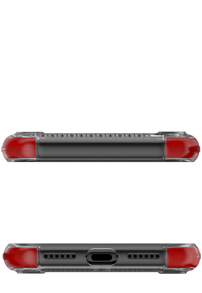 Ghostek Covert2  Series Clear Silicone Gel Case for Apple iPhone XR [Red]