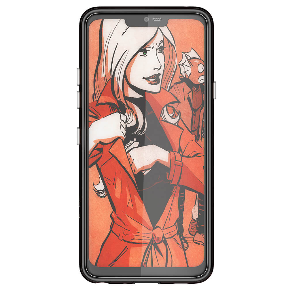 LG G7 Thinq Protective Wallet Case | Exec 2 Series [Brown]