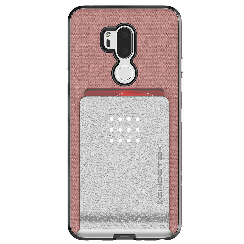 LG G7 Thinq Protective Wallet Case | Exec 2 Series [Pink]