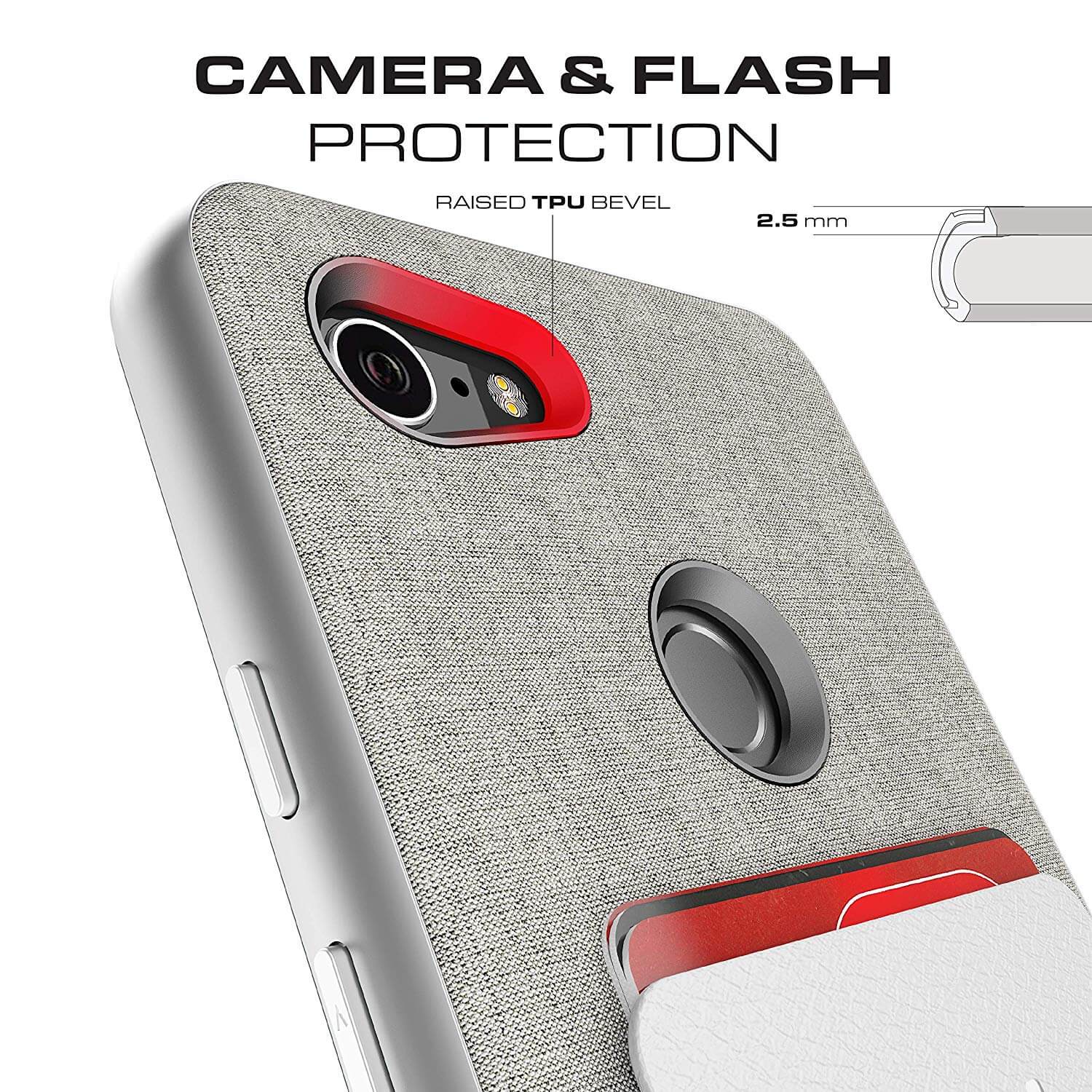 Google Pixel 3 XL Protective Wallet Case | Exec 2 Series [Black]