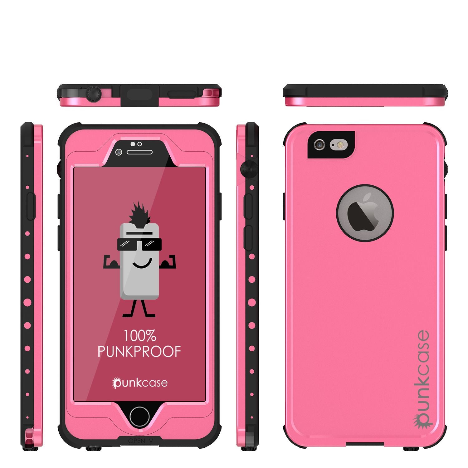 iPhone 6s/6 Waterproof Case, PunkCase StudStar Pink w/ Attached Screen Protector iPhone 6s/6 Waterproof Case, PunkCase StudStar Pink w/ Attached Screen Protector
