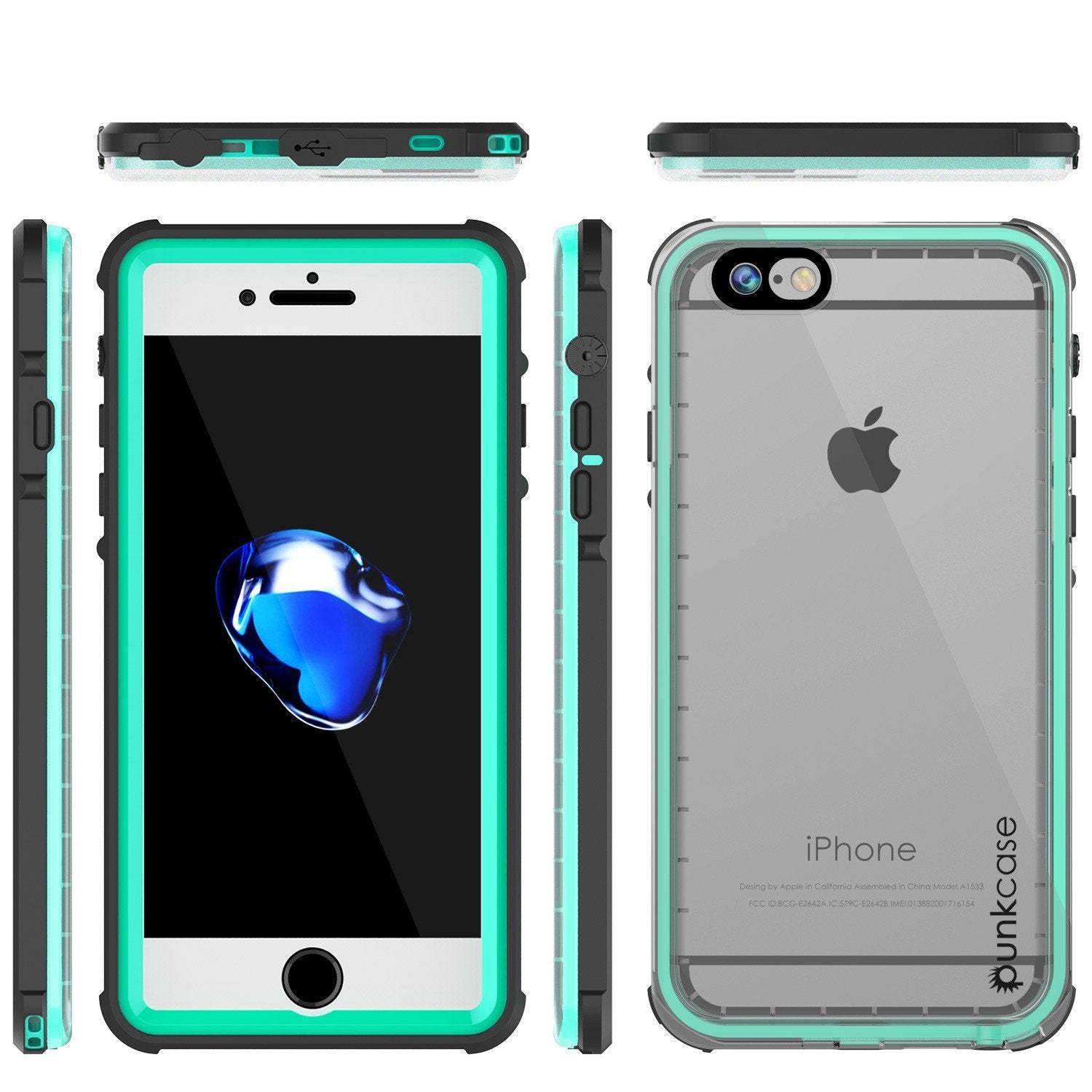 For iPhone SE 2nd Generation 2020 Waterproof Case Shockproof Cover  Underwater Built-in Screen Protector 