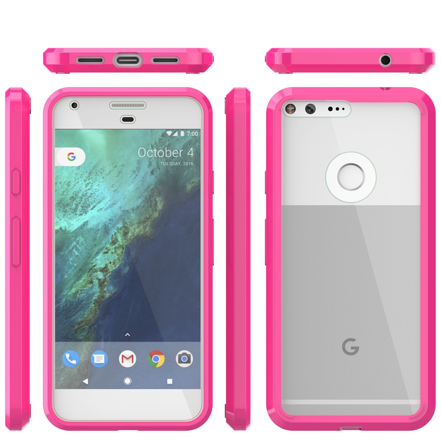 Google Pixel Case Punkcase® LUCID 2.0 Pink Series w/ PUNK SHIELD Glass Screen Protector | Ultra Fit