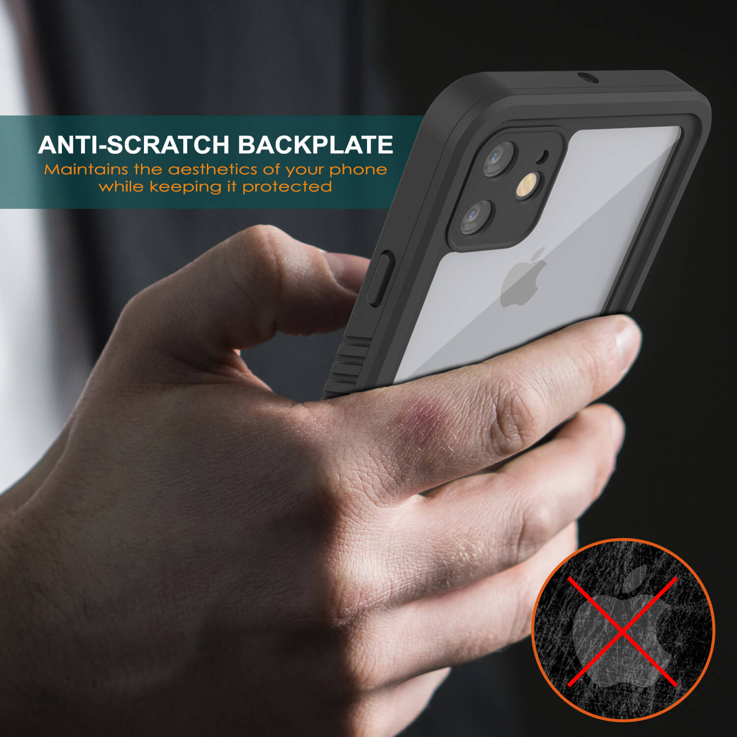 Case Ip11 Black iPhone 11 Waterproof Case with Screen Protector – punkcase