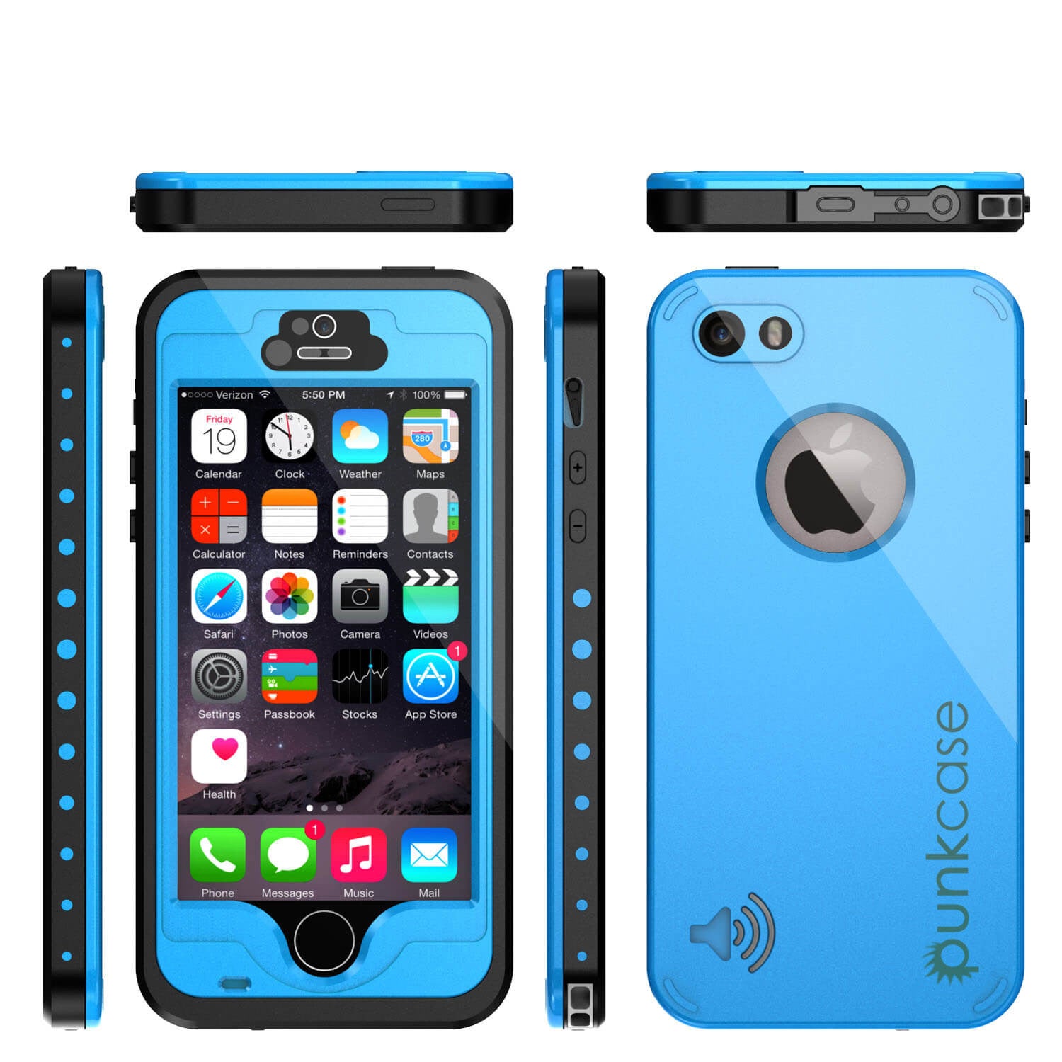 iPhone SE/5S/5 Case PunkCase LUCID Black Series for Apple iPhone SE/5S/5 –  punkcase