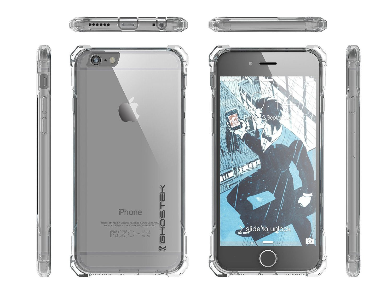 iPhone 6S Case, Ghostek® Covert Clear, Premium Impact Protective Armor | Lifetime Warranty Exchange