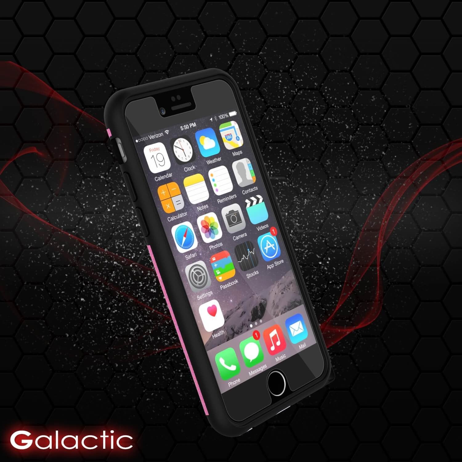 iPhone 5s/5/SE Case PunkCase Galactic Pink Series  Slim w/ Tempered Glass | Lifetime Warranty