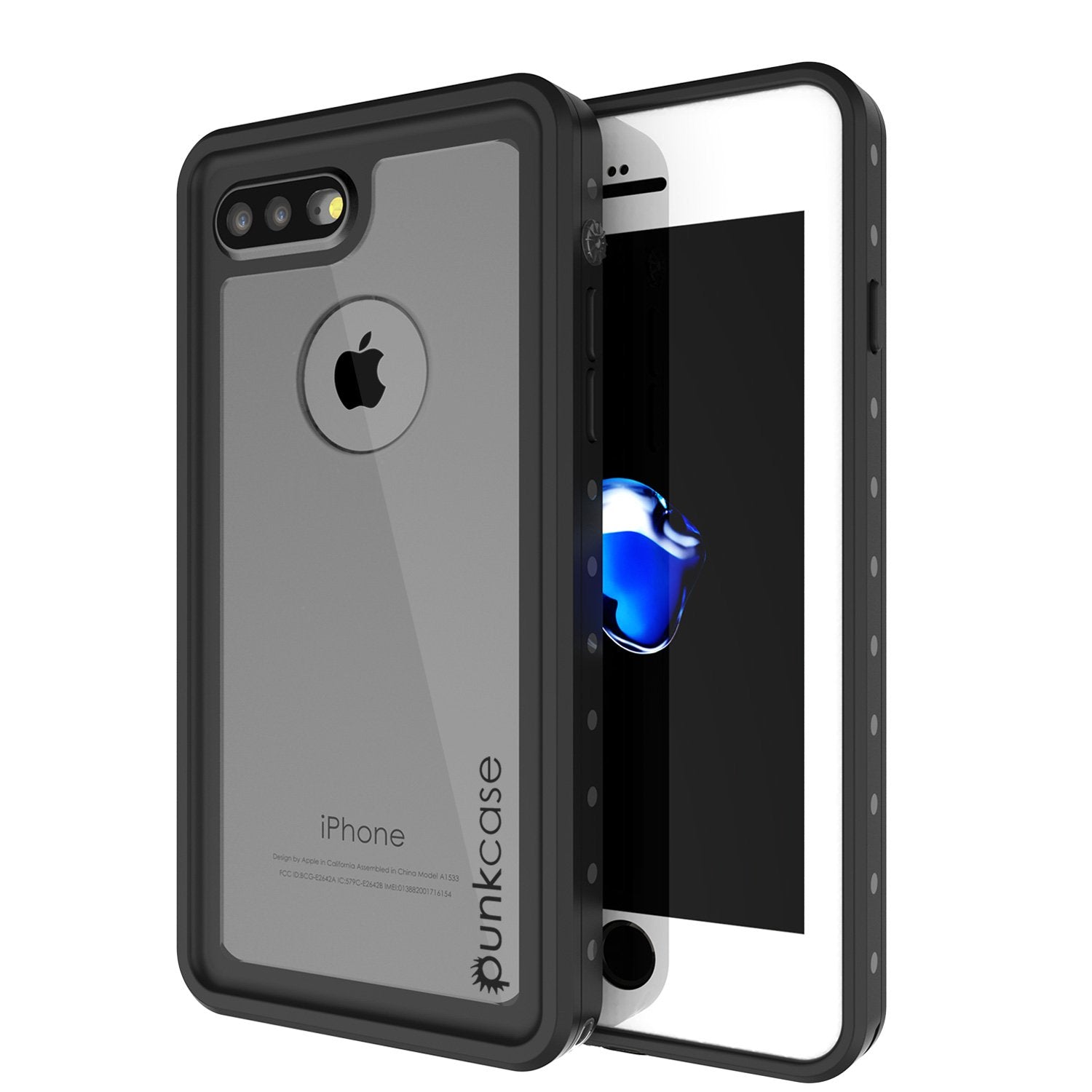 iPhone 8+ Plus Case, Punkcase CarbonShield, Heavy Duty & Ultra