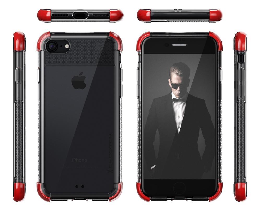 iPhone  8 Case, Ghostek Covert 2 Series for iPhone  8 Protective Case [RED]