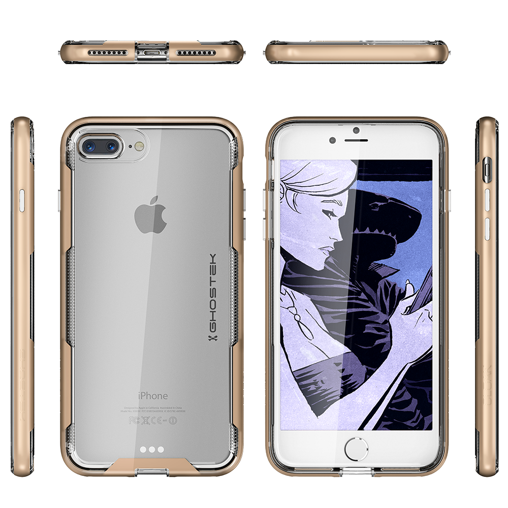 iPhone 8+ Plus Case, Ghostek Cloak 3 Series  for iPhone 8+ Plus  Case [GOLD]