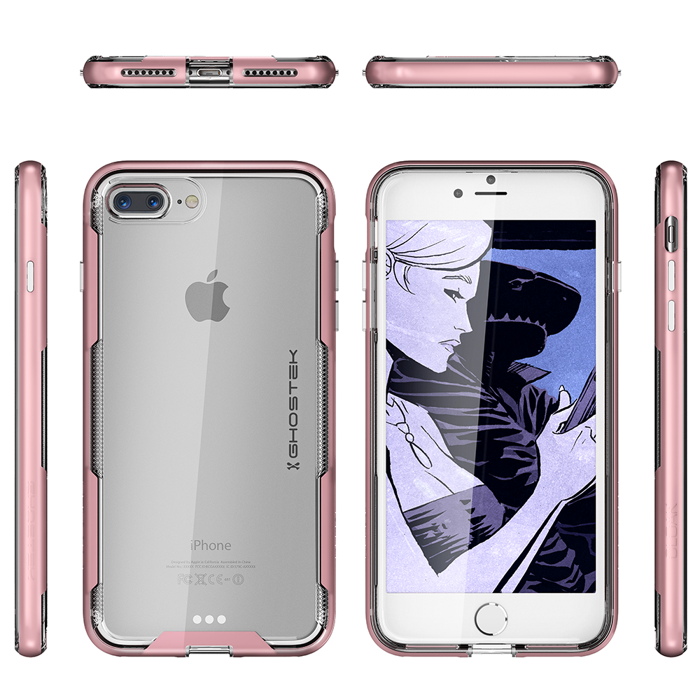 iPhone 8+ Plus Case, Ghostek Cloak 3 Series  for iPhone 8+ Plus  Case [ROSE PINK]