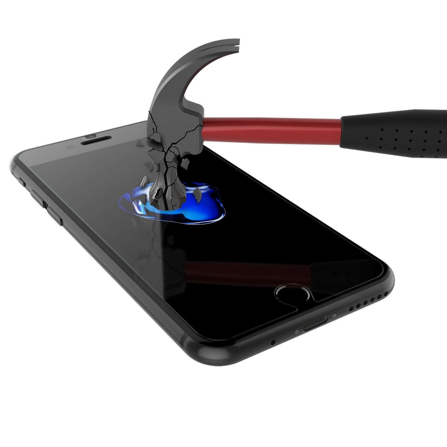 iPhone 8+ Plus Punkcase Glass SHIELD Tempered Glass Screen Protector 0.33mm Thick 9H Glass