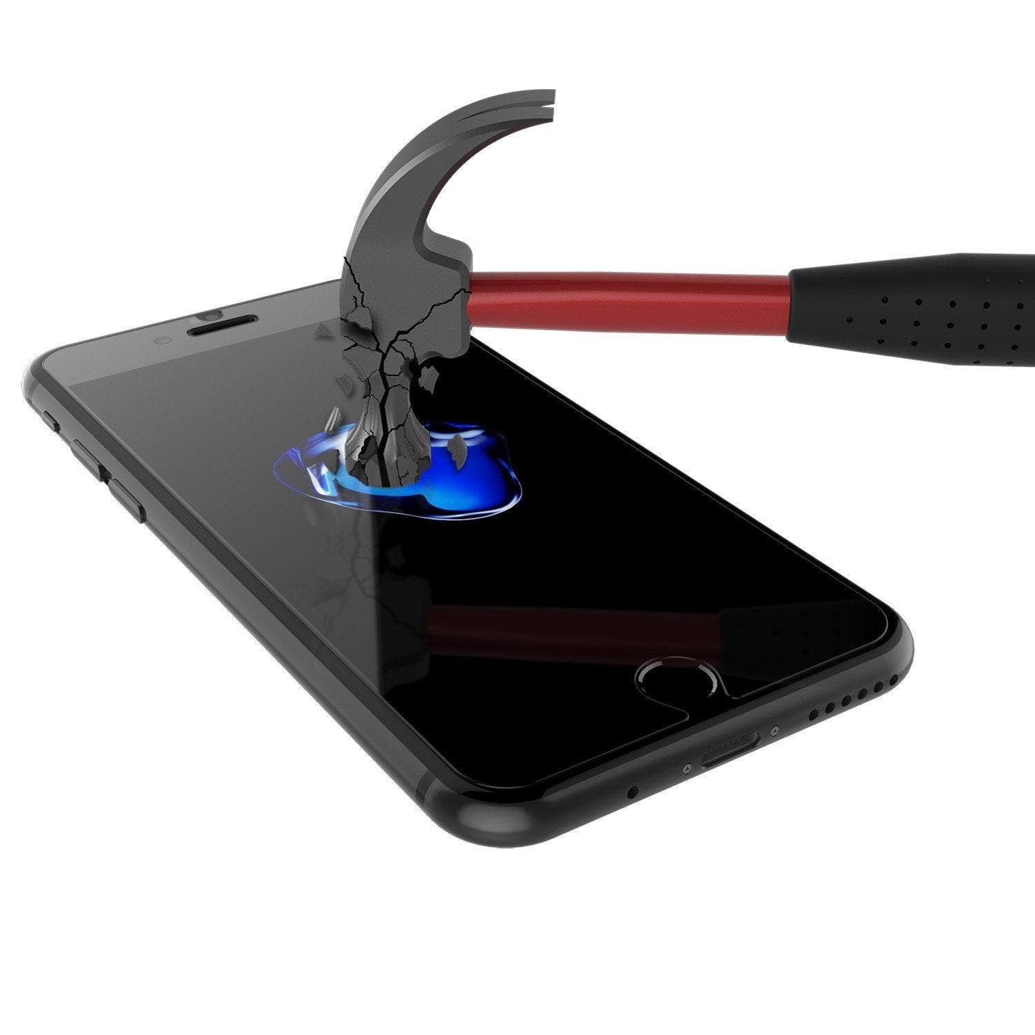 iPhone SE (4.7") Punkcase Glass SHIELD Tempered Glass Screen Protector 0.33mm Thick 9H Glass