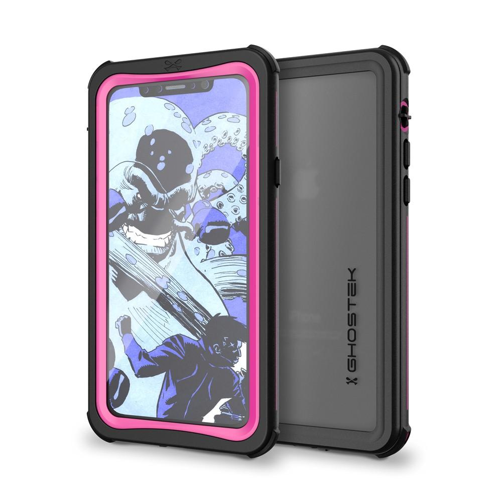iPhone X  Case ,Ghostek Nautical Series  for iPhone X Rugged Heavy Duty Case | PINK