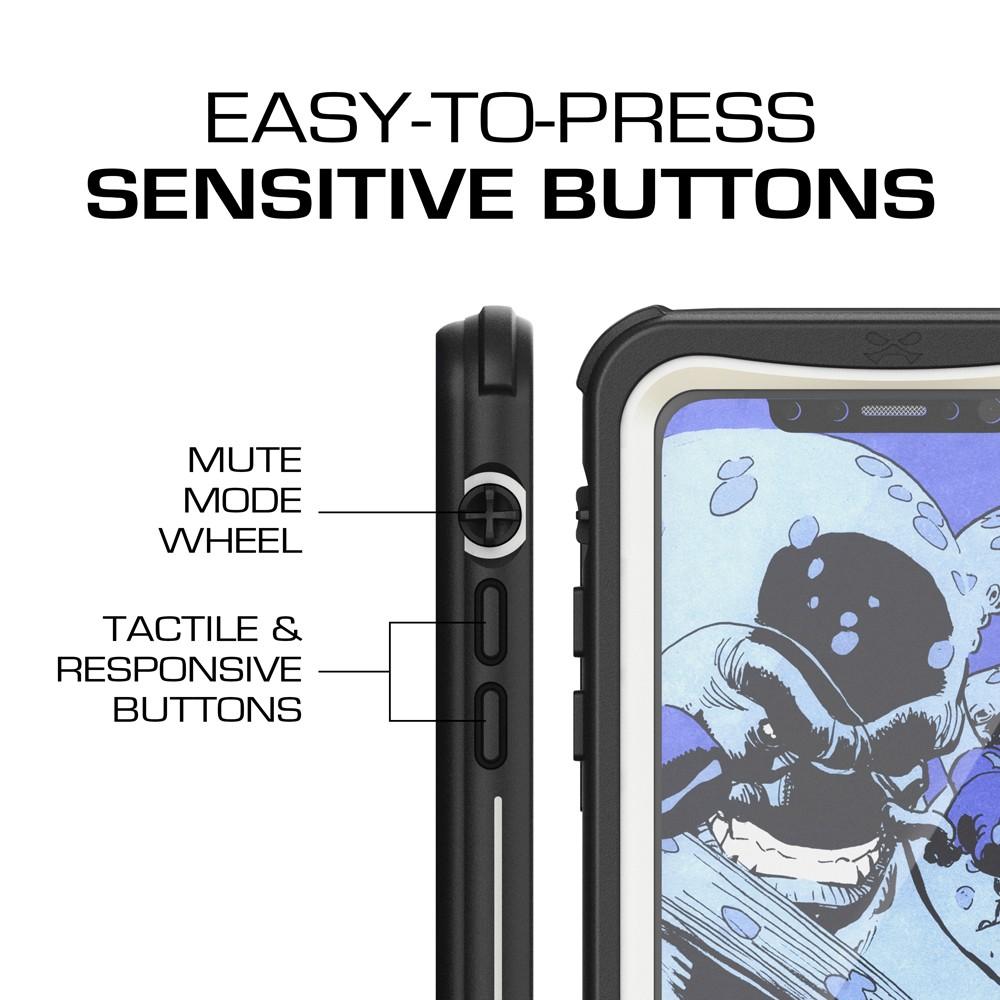 iPhone X  Case ,Ghostek Nautical Series  for iPhone X Rugged Heavy Duty Case | WHITE