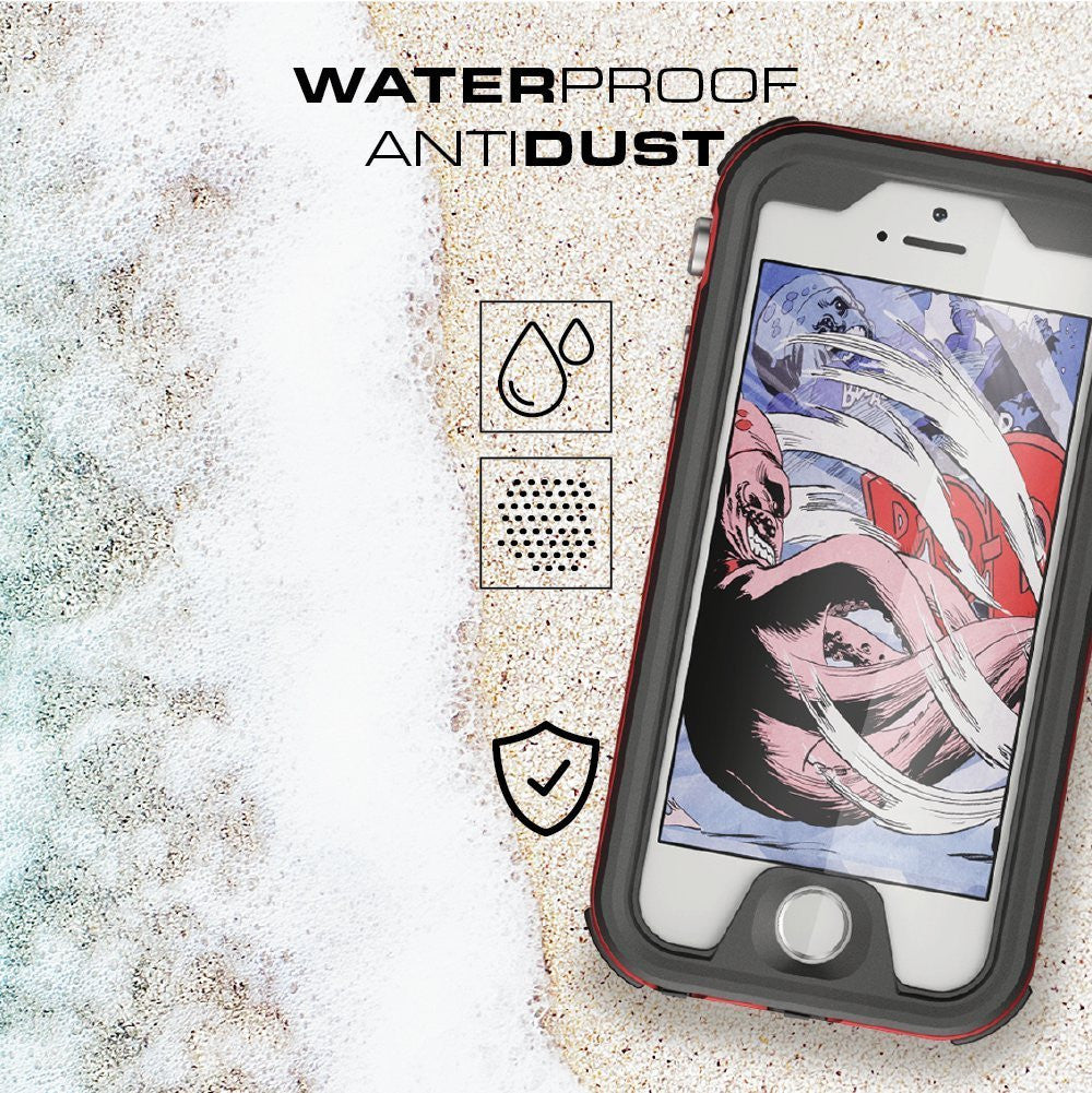 iPhone 7 Waterproof Case, Ghostek® Atomic 3.0 Pink Series