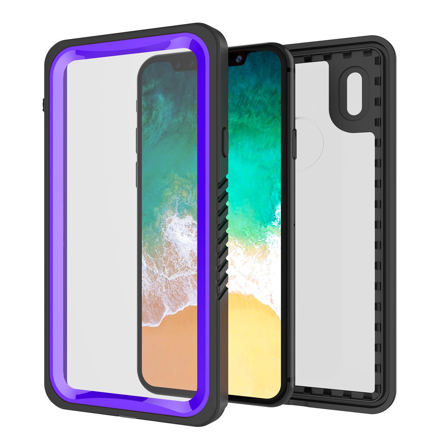 iPhone X Case, Punkcase [Extreme Series] [Slim Fit] [IP68 Certified] [Purple]