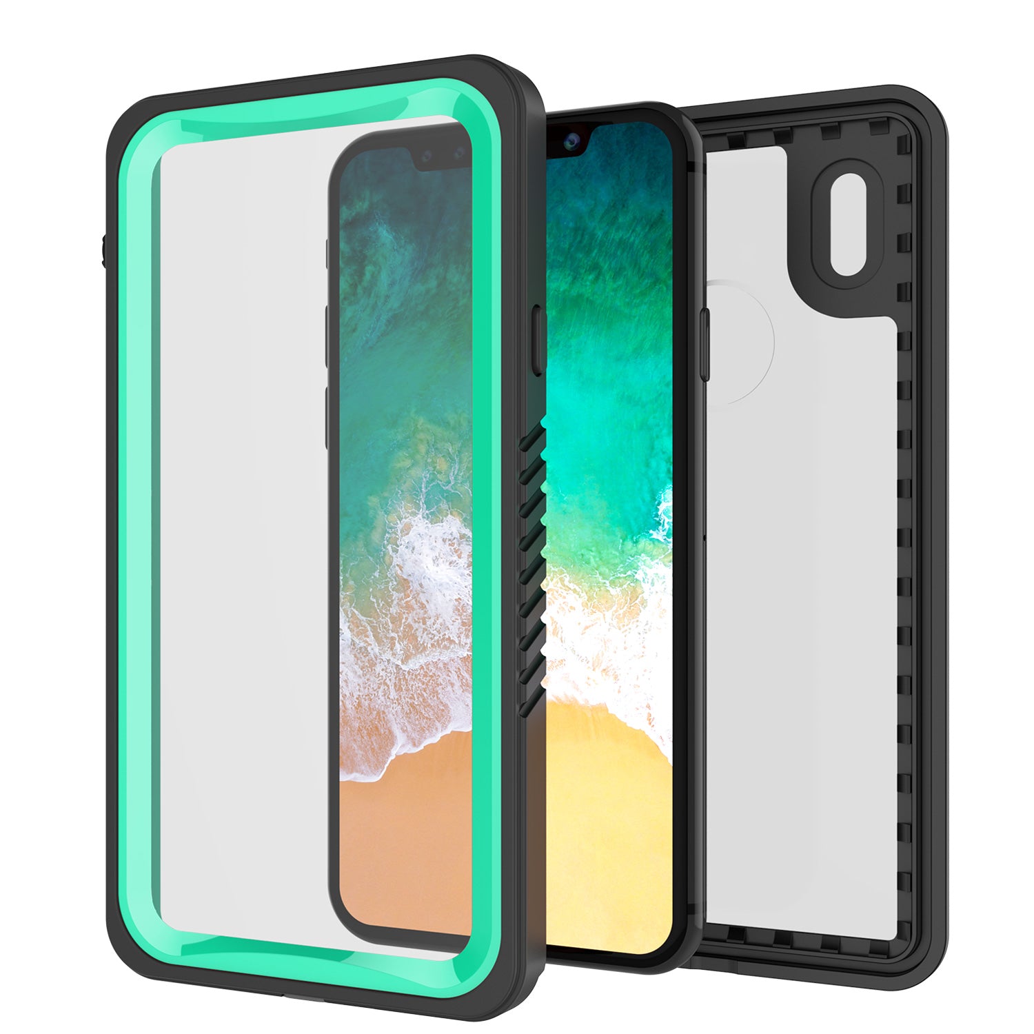 iPhone X Case, Punkcase [Extreme Series] [Slim Fit] [IP68 Certified] [Teal]