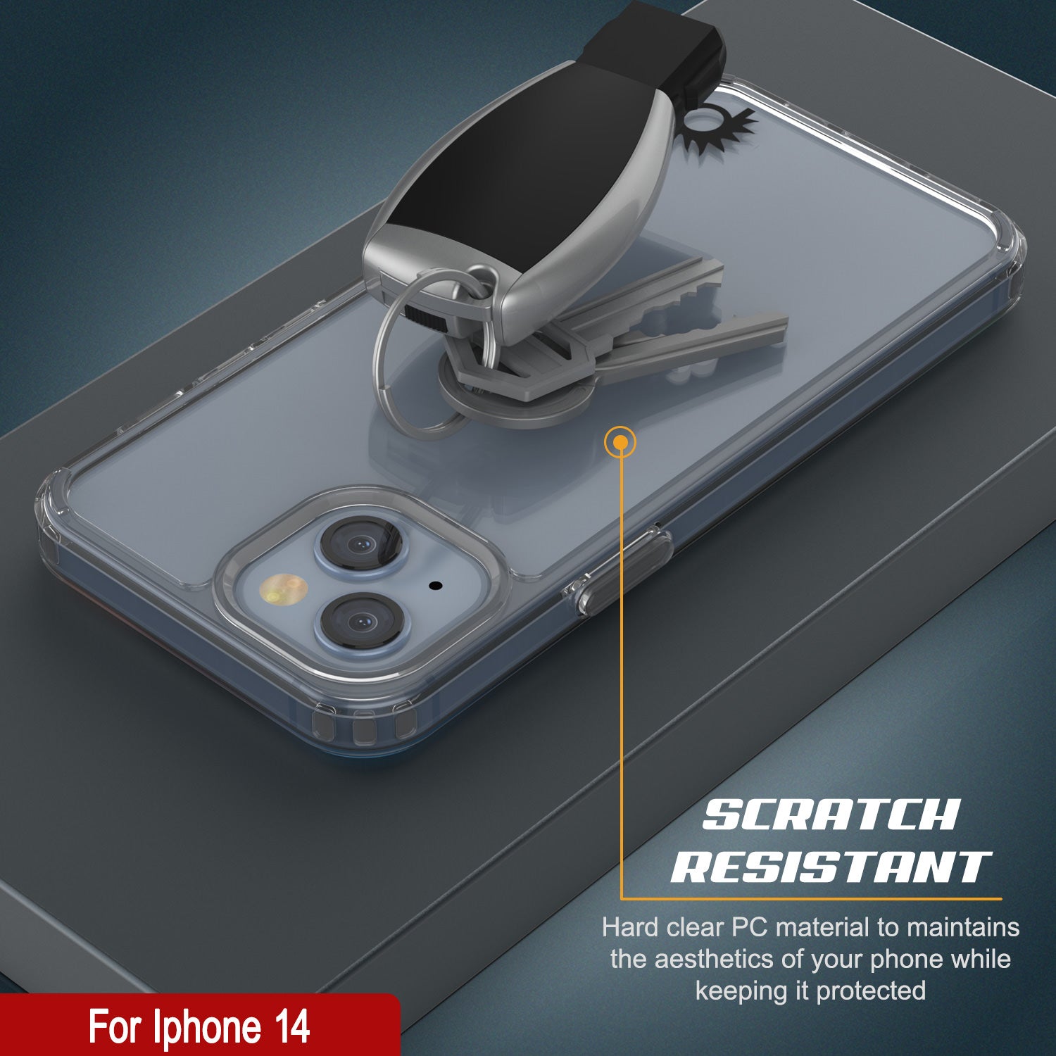 iPhone 15 Case Punkcase® LUCID 2.0 Clear Series Series w/ PUNK SHIELD Screen Protector | Ultra Fit