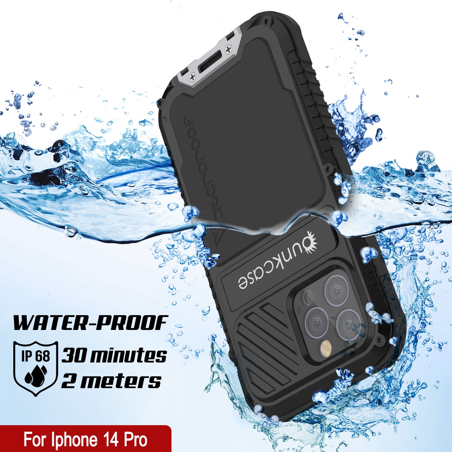 Punkcase Custodia impermeabile per iPhone 14 Plus [Serie Punkcase Custodia impermeabile per iPhone 14 Plus [Serie