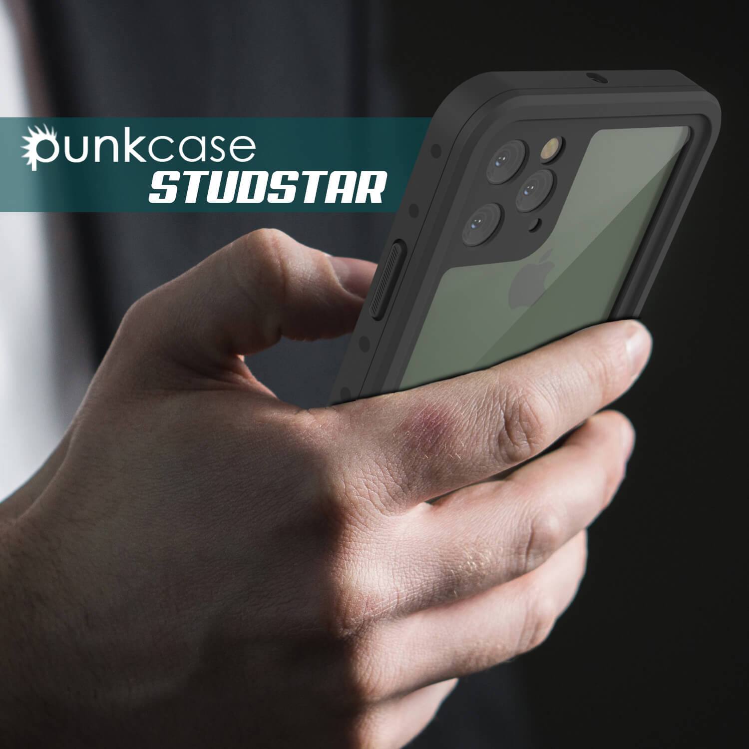 iPhone 11 Pro Waterproof IP68 Case, Punkcase [Clear] [StudStar Series] [Slim Fit] [Dirtproof]