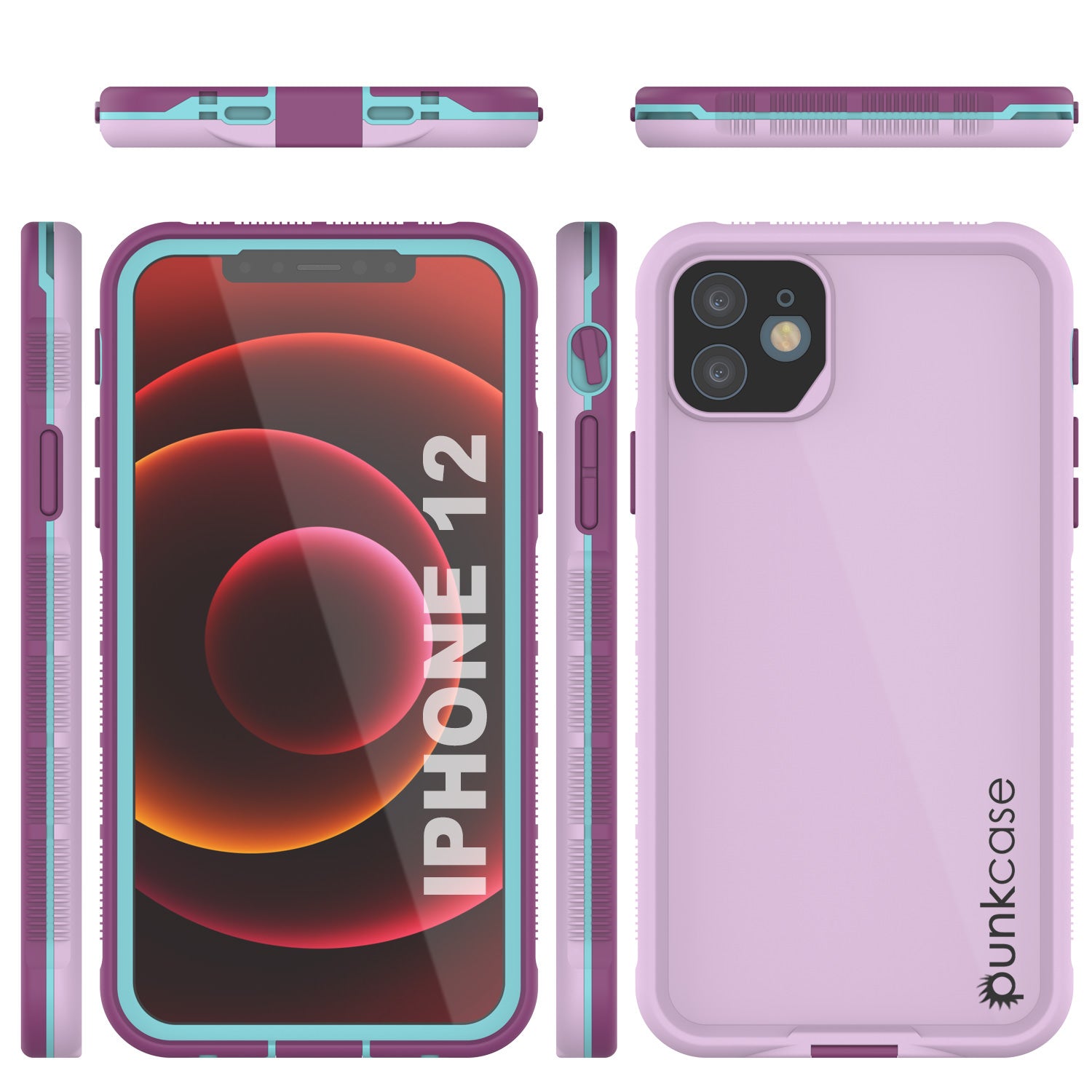 Punkcase iPhone 13 Waterproof Case [Aqua Series] Armor Cover [Blue]