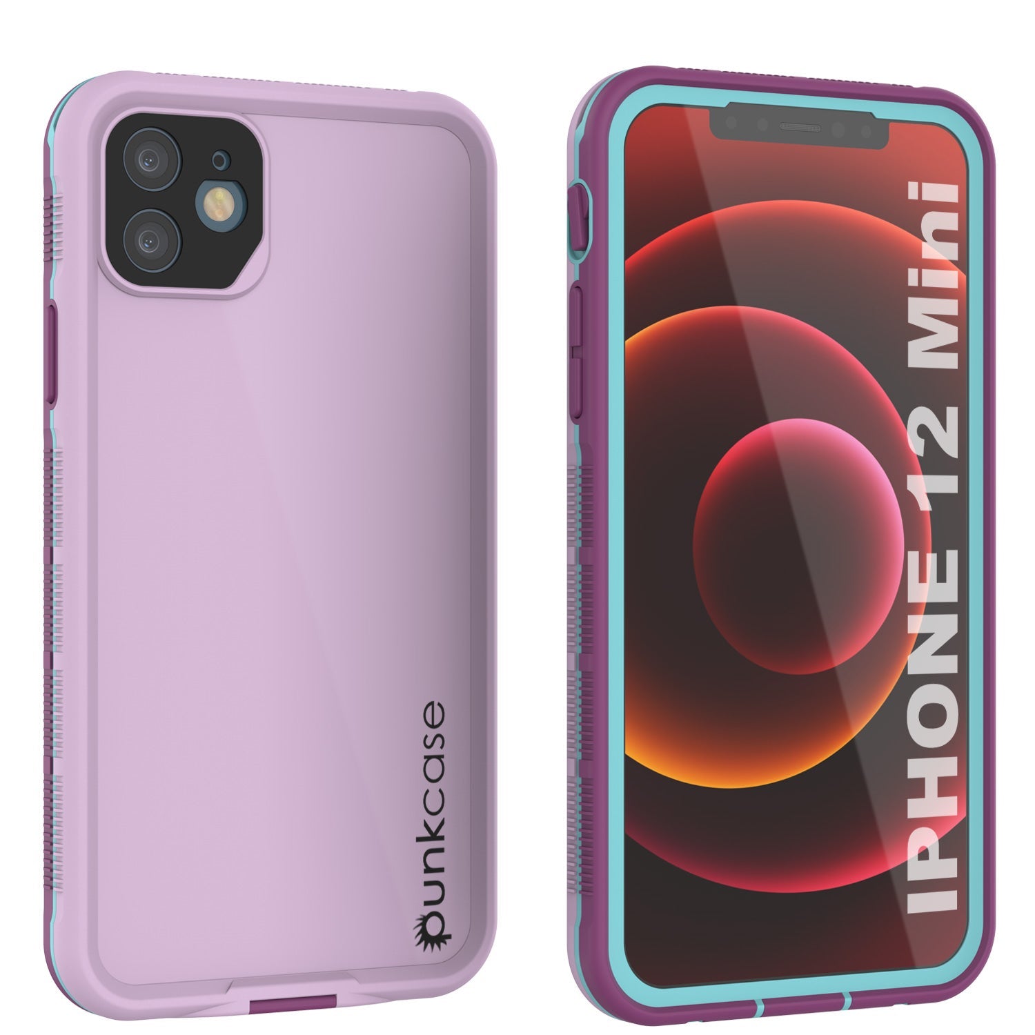 Punkcase iPhone 13 Mini Waterproof Case [Aqua Series] Armor Cover [Blue]