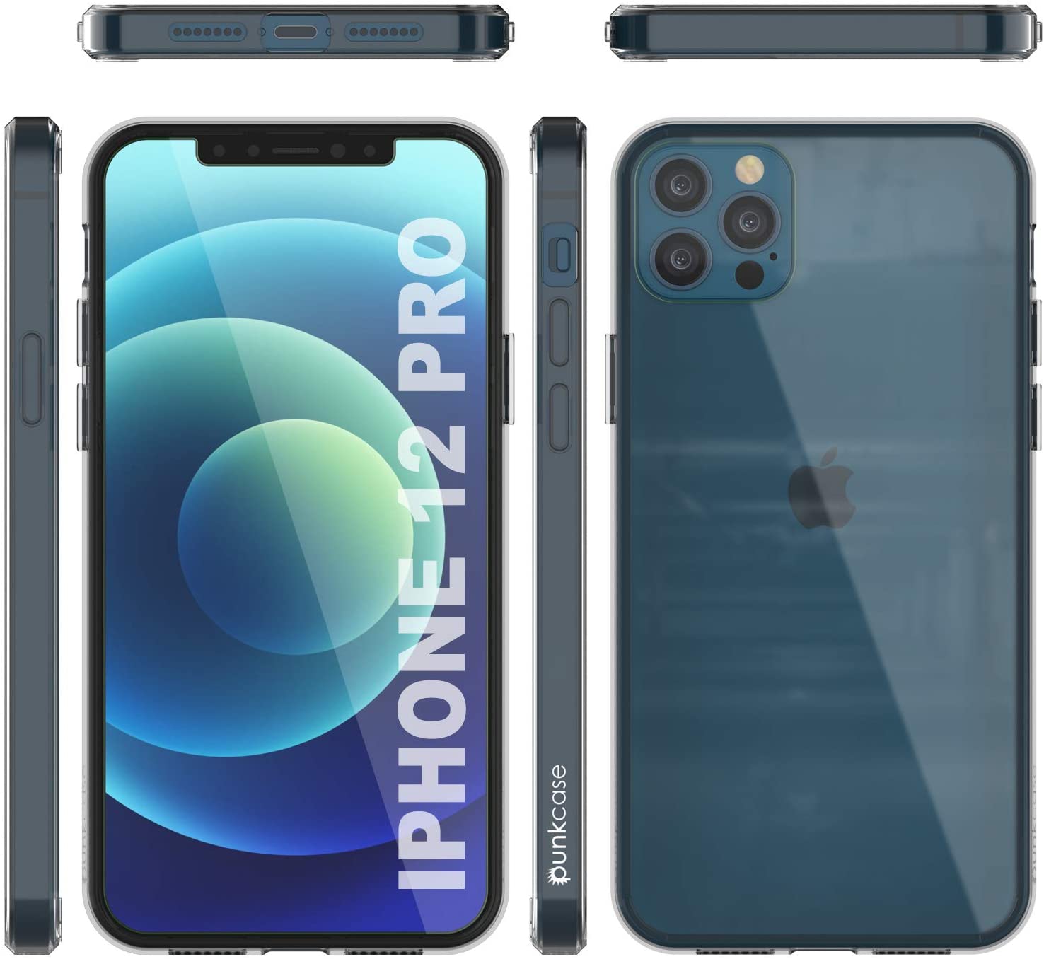 iPhone 12 Pro Case Punkcase® LUCID 2.0 Clear Series Series w/ SHIELD Screen Protector | Ultra Fit