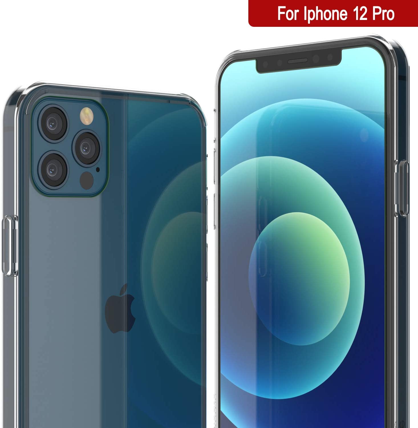 iPhone 12 Pro Case Punkcase® LUCID 2.0 Clear Series Series w/ SHIELD Screen Protector | Ultra Fit