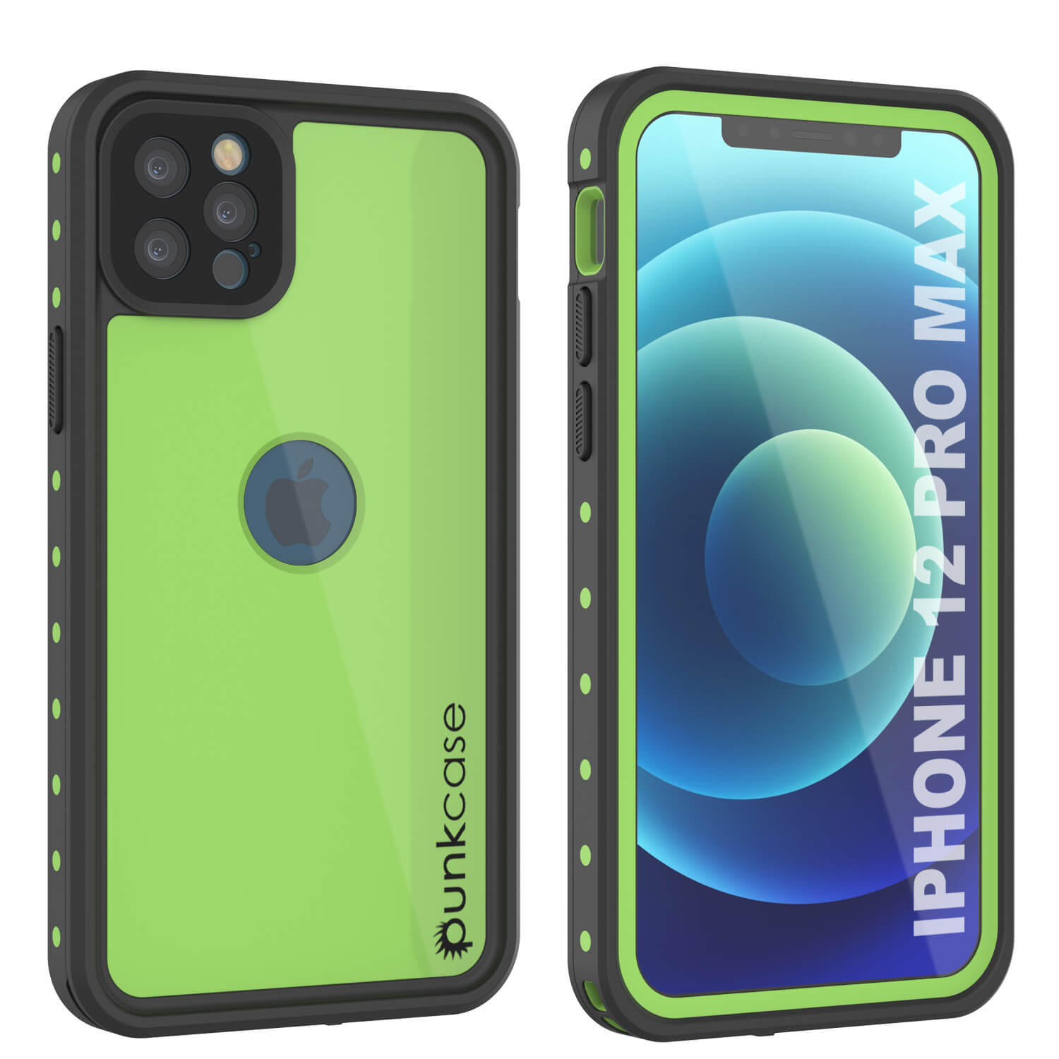 iPhone 12 Pro Max Waterproof IP68 Case Punkcase Light green