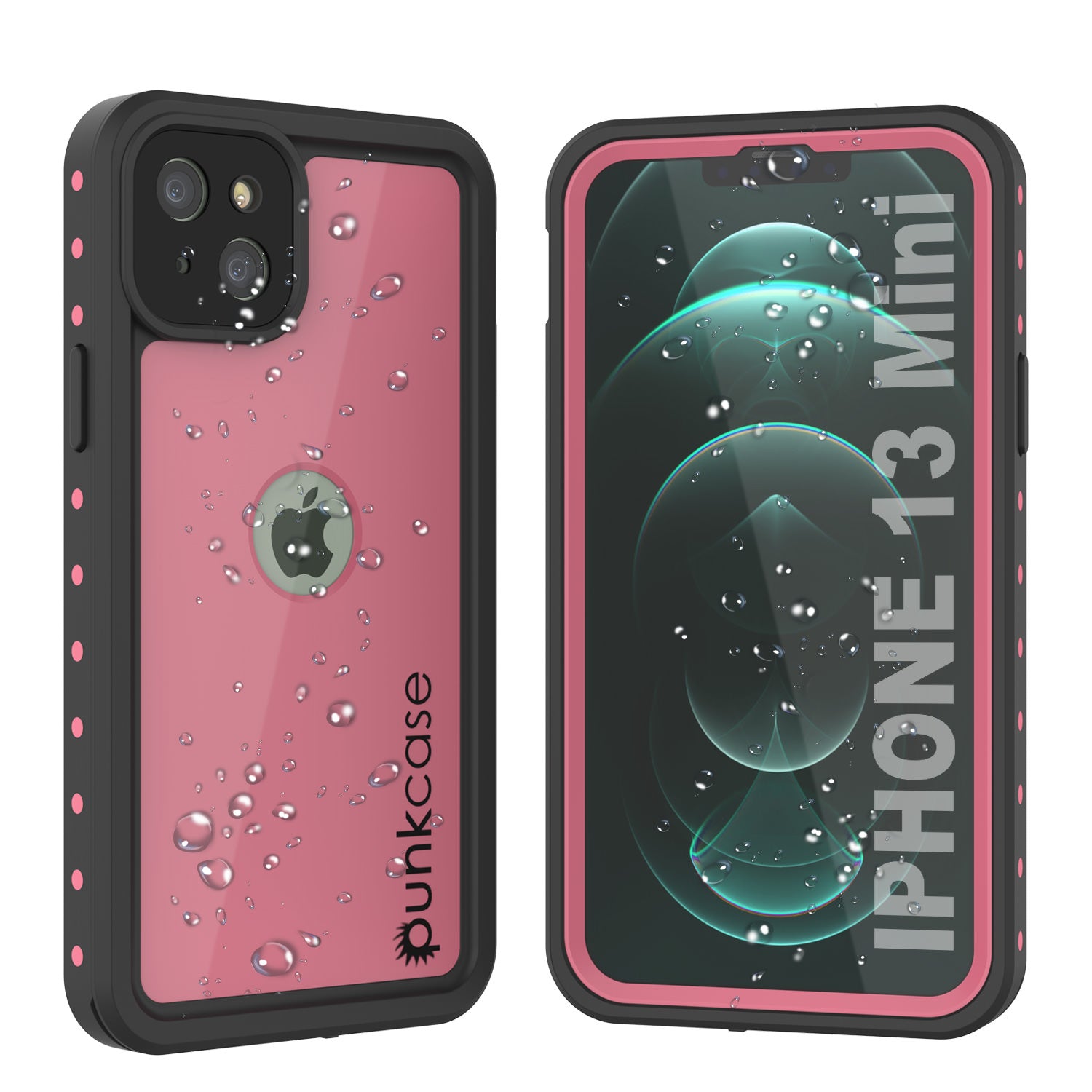 iPhone 13 Mini Waterproof IP68 Case, Punkcase [Pink] [StudStar Series] –  punkcase