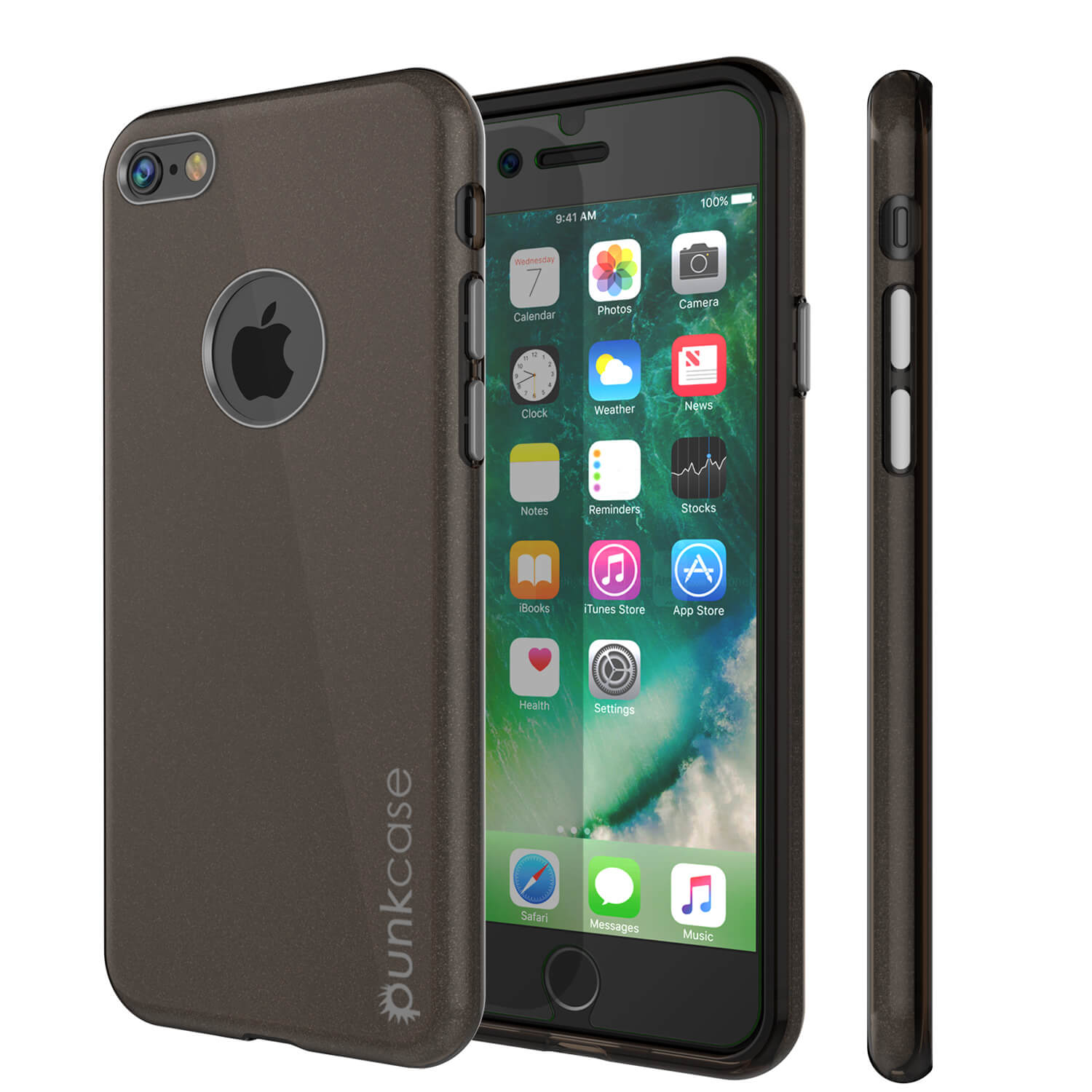 iPhone 6s/6 Case PunkCase Galactic Black Series Slim w/ Tempered Glass | Lifetime Warranty