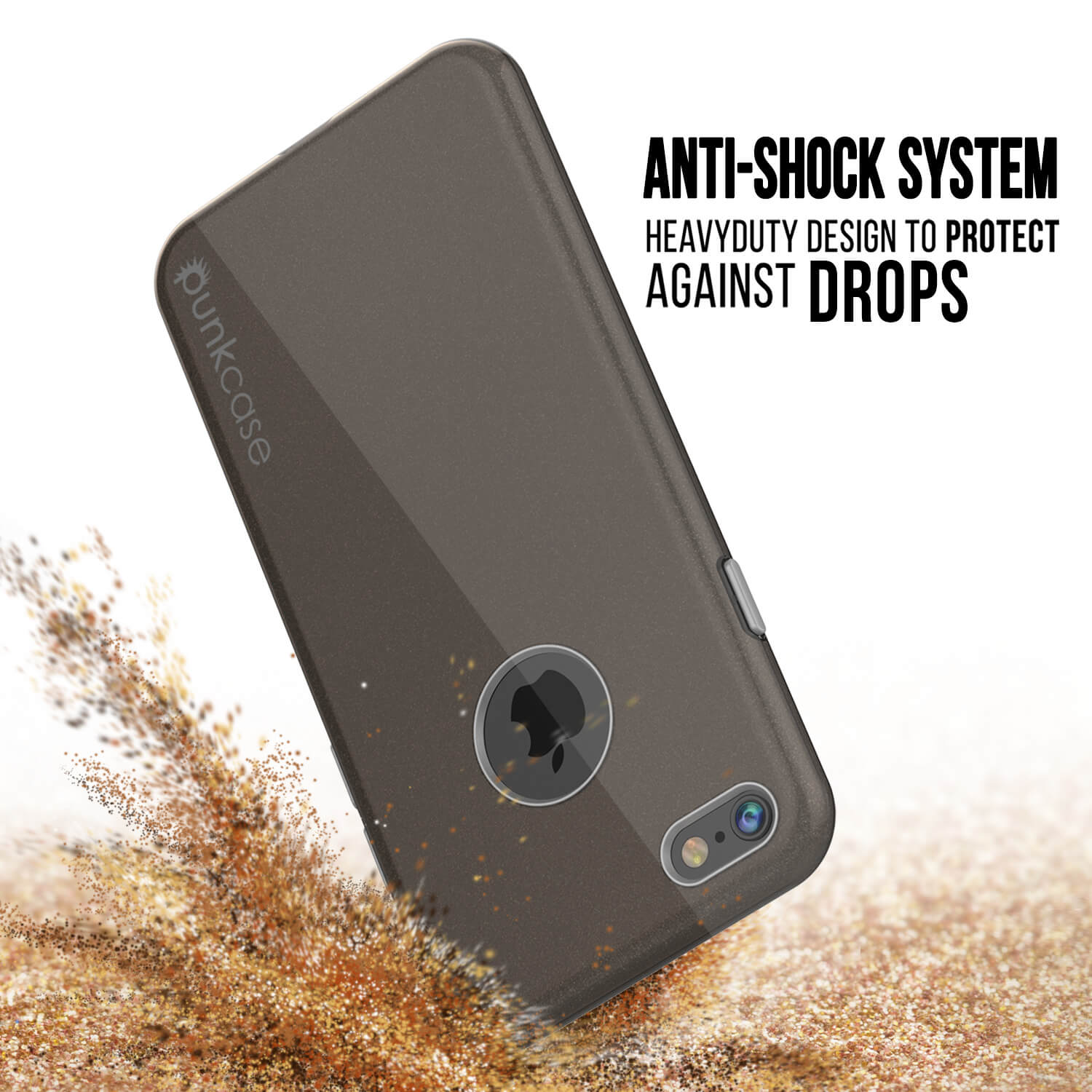 iPhone 6s/6 Case PunkCase Galactic Black Series Slim w/ Tempered Glass | Lifetime Warranty