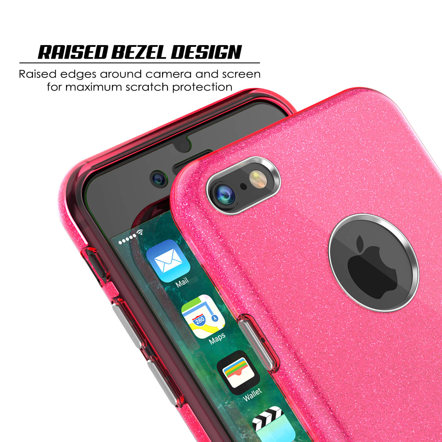 iPhone 6s/6 Case PunkCase Galactic Pink Series  Slim w/ Tempered Glass | Lifetime Warranty