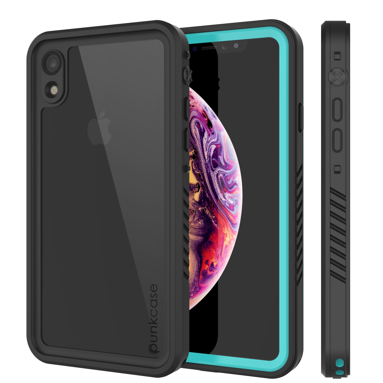 iPhone XR Waterproof Case, Punkcase [Extreme Series] Armor Cover W/ Built In Screen Protector [Teal]