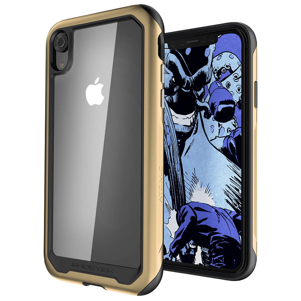iPhone Xr Case, Ghostek Atomic Slim 2 Series  for iPhone Xr Rugged Heavy Duty Case|GOLD