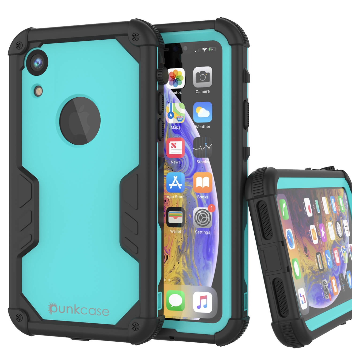 iPhone XR Waterproof Case, Punkcase [Navy Seal Extreme Series