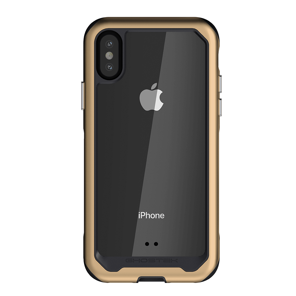 iPhone Xs Case, Ghostek Atomic Slim 2 Series  for iPhone Xs Rugged Heavy Duty Case|GOLD