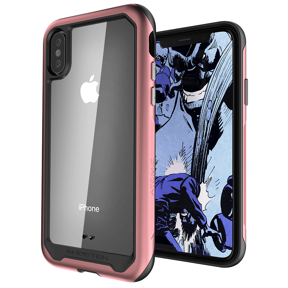 iPhone Xs Max Case, Ghostek Atomic Slim 2 Series  for iPhone Xs Max Rugged Heavy Duty Case|PINK