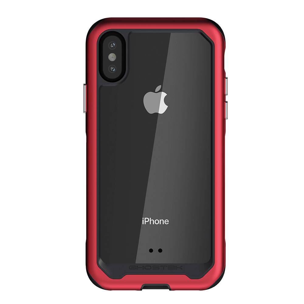 iPhone Xs Max Case, Ghostek Atomic Slim 2 Series  for iPhone Xs Max Rugged Heavy Duty Case|RED