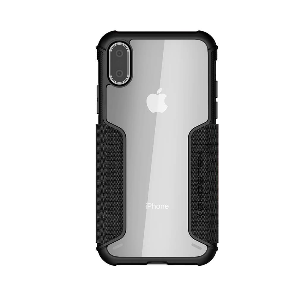 iPhone Xs Max Case, Ghostek Exec 3 Series for iPhone Xs Max / iPhone Pro Protective Wallet Case [BLACK]